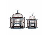 Wood Birdcage Set Of 2 26 Inches 22 Inches Height