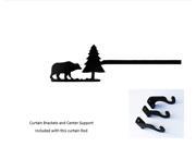Bear Pine Curtain Rod XL Hardware is INCLUDED