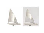 Alum Mrbl Sailboat 15 Inches Width 18 Inches Height