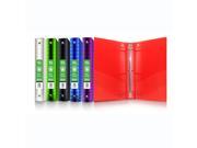 Bazic Products 3127 48 1 in. Diamond Poly 3 Ring Binder with Pocket Case of 48