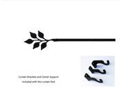 Leaf Curtain Rod XL Hardware is INCLUDED