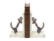 Wd Mtl Anchor Bookend Pr 6 Inches Width 8 Inches Height