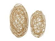 Mtl Wire Orb Set Of 2 8 Inches 6 Inches Width