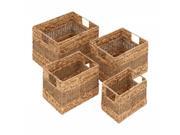 Seagrass Bskt Set Of 4 16 Inches 14 Inches 12 Inches 10 Inches Width
