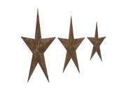 Metal Star Set Of 3 24 Inches 18 Inches 13 Inches Height