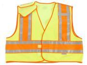 8245PSV 4XL 5XL Lime Public Safety Vest