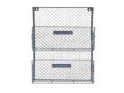 Mtl Wire Wall Basket 10 Inches Width 27 Inches Height