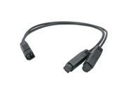 Black Humminbird AS SIDB Y Splitter Cable For Side Image Dual Beam