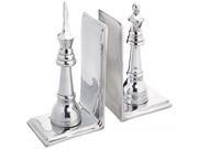 Alum Bookend Pr 5 Inches Width 6 Inches Height