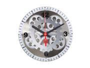 10 Moving Gear Wall Clock Glass Cover