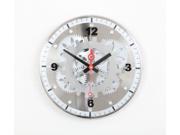 12 Moving Gear Wall Clock Glass Cover