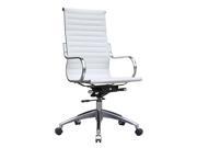 Fine Mod Imports Twist Office Chair High Back White