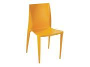 Fine Mod Imports Square Dining Chair Yellow