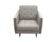 Hampton Accent Chair with Metal Leg in Sandstone Fabric by Diamond Sofa