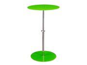 Orbit Adjustable Height Glass Accent Table by Diamond Sofa GREEN