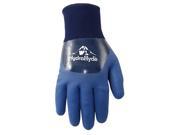 Wells Lamont HydraHyde Dbl Coated Nitrile Mens Gloves Blue L