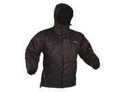Onyx Outdoor Packable Nylon Rain Jacket Black Xlarge