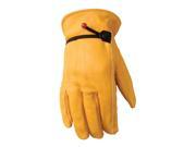 Wells Lamont Grain Cowhide Work Gloves for Men Medium