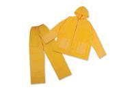 Stansport Men s Rain Suit with Hood Yellow XLarge