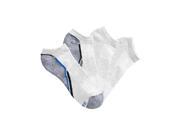 Hanes Men s White X-Temp No Show Socks  4 Pack