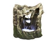 22 Cascading Tree Trunk Rainforest Fountain