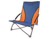 Stansport Low Profile Fold Up Chair Blue and Orange