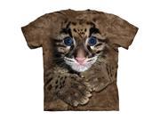 The Mountain 4470580 Clouded Leopard Usa T Shirt Small