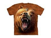 The Mountain 1535262 Grizzly Growl Kids T Shirt Large