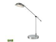 Dimond Lighting 12 25 Alban Adjustable LED Desk Lamp in Polished Chrome D2705