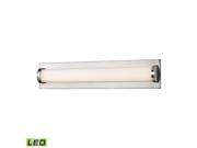 Barrie 17.5 Watt LED Vanity In Matte Satin Nickel