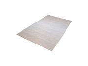 Delight Handmade Cotton Rug In Beige And White 3ft x 5ft