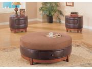 ACCENT TABLE DARK BROWN
