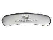 Visol Greek Border Stainless Steel Flask 8 oz