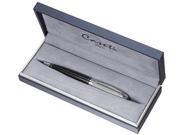 Caseti Stan Silver Diamond Black Resin Ball Pen