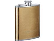 Visol Goldie Satin Gold Liquor Flask for Women 6 ounce