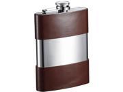 Visol Kurt Genuine Kangaroo Skin 8oz Stainless Steel Flask