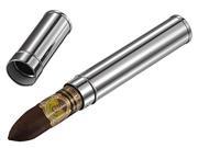 Visol Gareth Silver Finish Cigar Tube