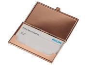 Visol Lotus Crystals and Lacquer Copper Women s Business Card Case