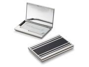 Cove Silver Plated Business Card Case For Ladies