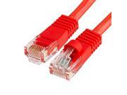 Cmple RJ45 CAT5 CAT5E ETHERNET LAN NETWORK CABLE 5 FT Red