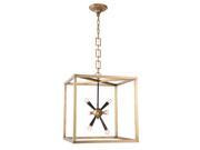 Lexy Collection 6 Light Burnished Brass Finish Pendant
