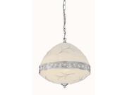 4720 Italia Collection Hanging Fixture D16in H16in Lt 6 Chrome Finish Swarovski® Elements Crystal Clear