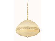 4720 Italia Collection Hanging Fixture D20in H17in Lt 6 Gold Finish Swarovski® Elements Crystal Clear