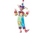 Clown Toddler Costume Medium