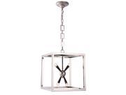 Lexy Collection 4 Light Polished Nickel Finish Pendant