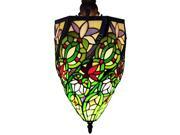 14inch Stained Glass Mission Style Hurricane Accent Lamp