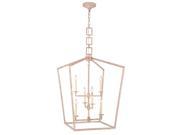 Denmark Collection 6 Light Ivory wash Finish Chandelier
