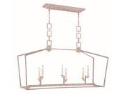 Denmark Collection 6 Light Ivory wash Finish Chandelier