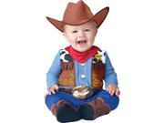 Wee Wrangler Cowboy Costume Child Infant 0 6 Months