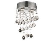 Elegant Lighting Galaxy 2024 Wall Sconce W12in H16in E6in Lt 2 Chrome Finish